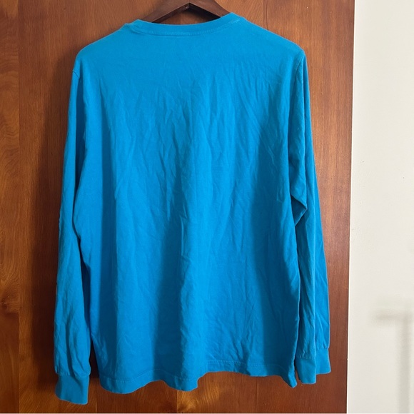 Men’s Adidas Turquoise Long Sleeve with Colorful Sleeve Graphics - Picture 3 of 3